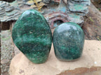 Polished Fuchsite Quartz Standing Free Forms x 3 From Andakatany, Madagascar - Toprock Gemstones and Minerals 