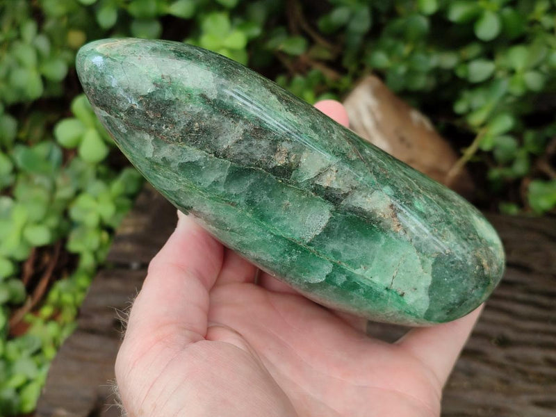 Polished Fuchsite Quartz Standing Free Forms x 3 From Andakatany, Madagascar - Toprock Gemstones and Minerals 