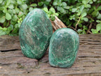 Polished Fuchsite Quartz Standing Free Forms x 3 From Andakatany, Madagascar - Toprock Gemstones and Minerals 