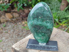 Polished Fuchsite Quartz Standing Free Forms x 3 From Andakatany, Madagascar - Toprock Gemstones and Minerals 