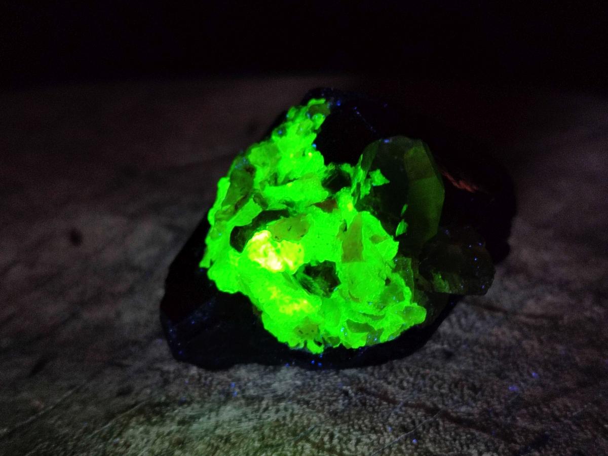 Natural Schorl Black Tourmaline with Smokey Quartz and Hyalite Opal x 6 From Erongo, Namibia - Toprock Gemstones and Minerals 