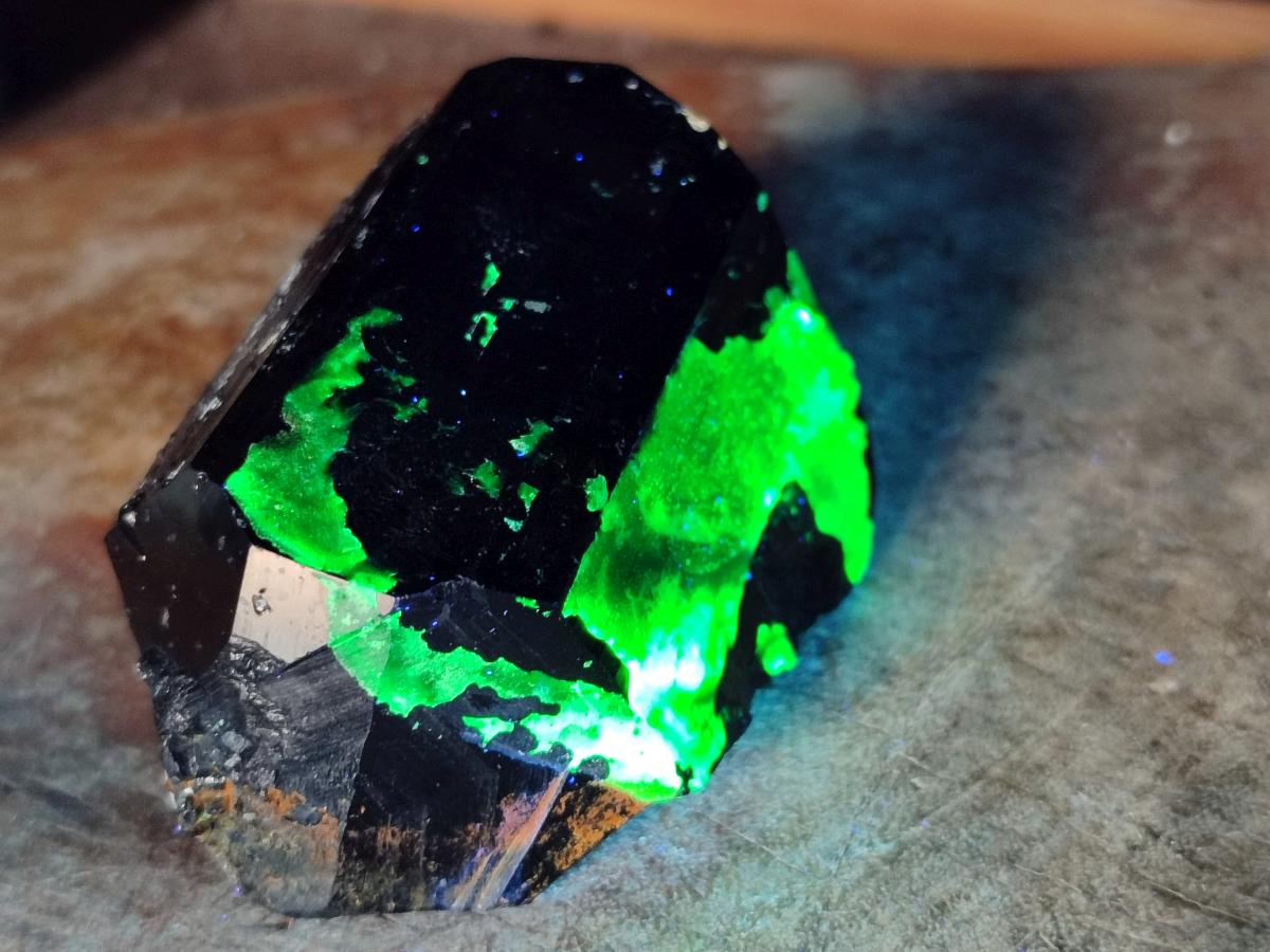 Natural Schorl Black Tourmaline with Smokey Quartz and Hyalite Opal x 6 From Erongo, Namibia - Toprock Gemstones and Minerals 