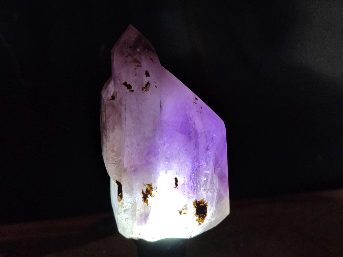 Natural Window Smokey Amethyst Crystals x 2 From Ambatondrazaka, Madagascar - Toprock Gemstones and Minerals 