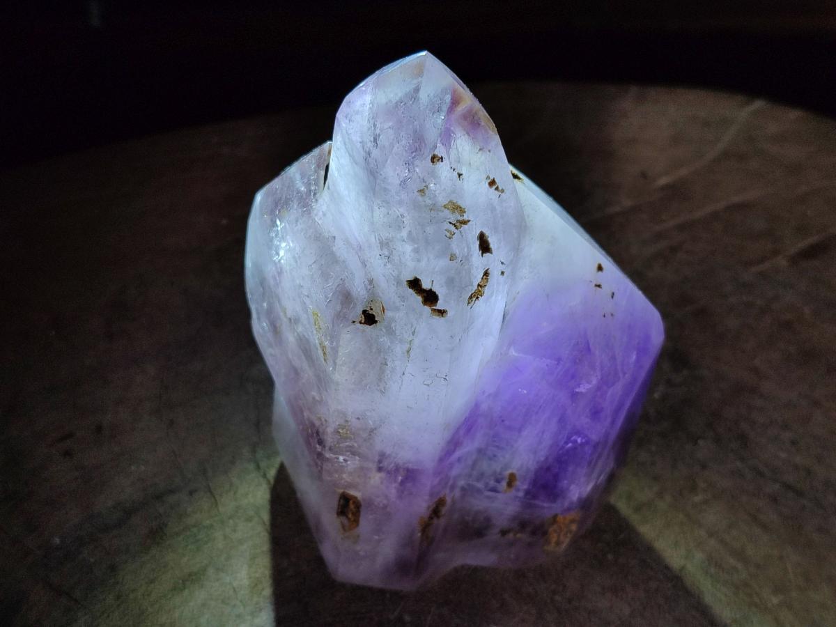 Natural Window Smokey Amethyst Crystals x 2 From Ambatondrazaka, Madagascar - Toprock Gemstones and Minerals 