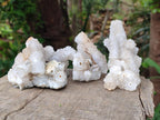 Natural Drusy Snow Finger Quartz Coated Clusters x 12 From Albert's Mountain, Lesotho - Toprock Gemstones and Minerals 