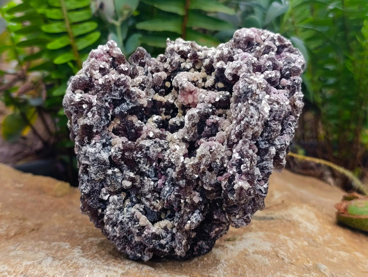 Natural Smokey Fluorite with yellow Muscovite Mica specimens x 3 From Erongo, Namibia - Toprock Gemstones and Minerals 