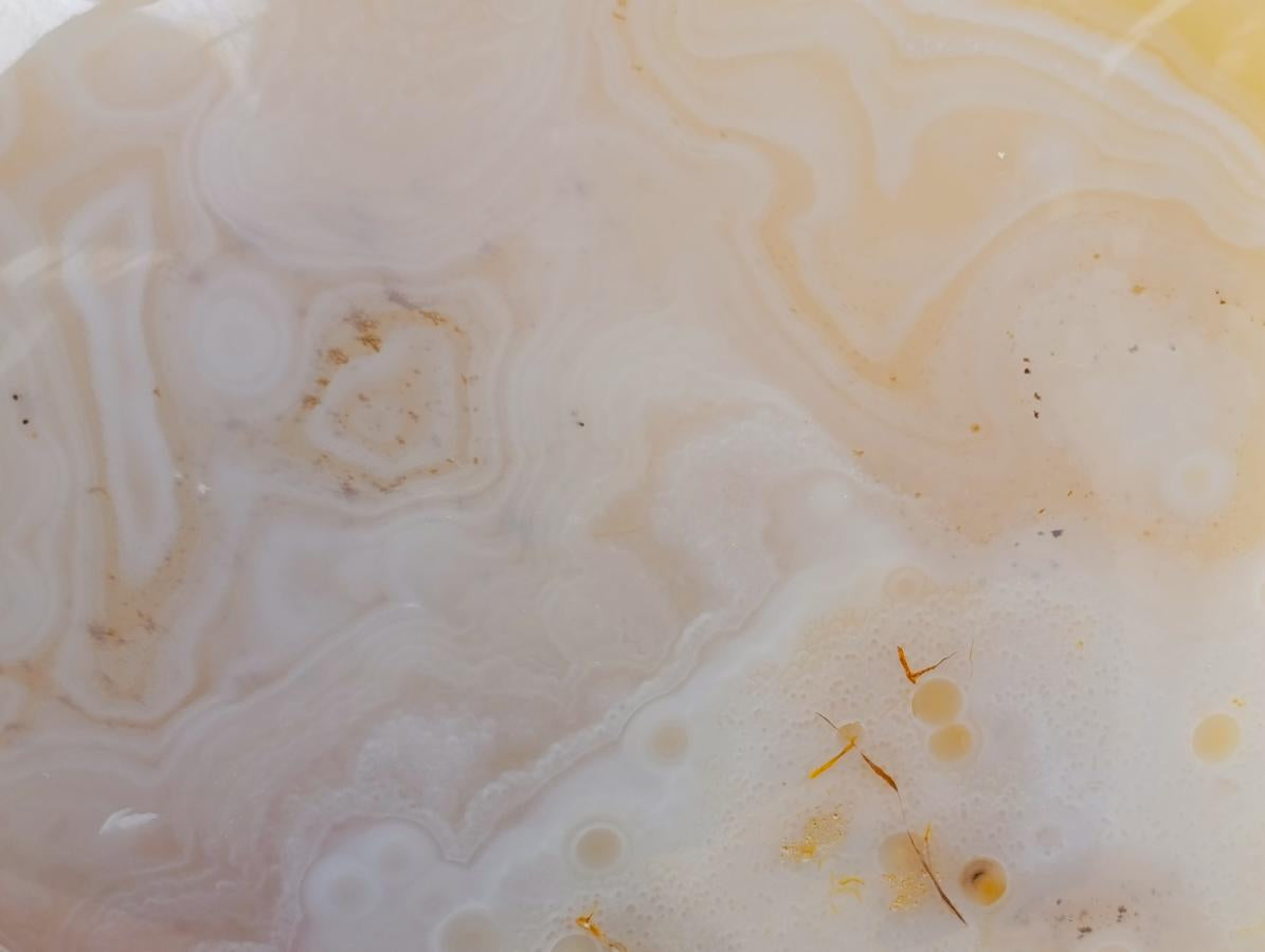 Polished Large Banded Agate Hearts x 2 From Madagascar - Toprock Gemstones and Minerals 