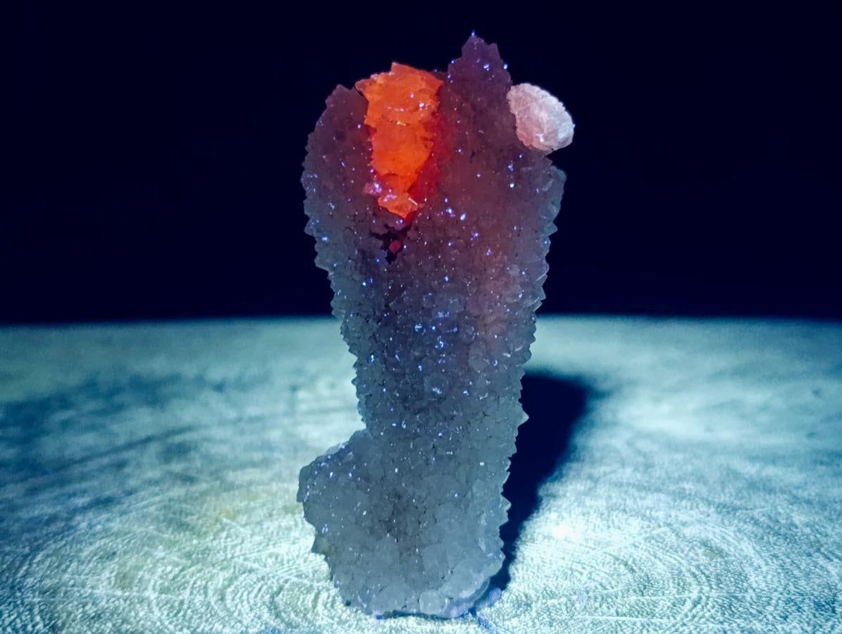 Natural Drusy Snow Finger Clusters x 12 From Albert's Mountain, Lesotho - Toprock Gemstones and Minerals 