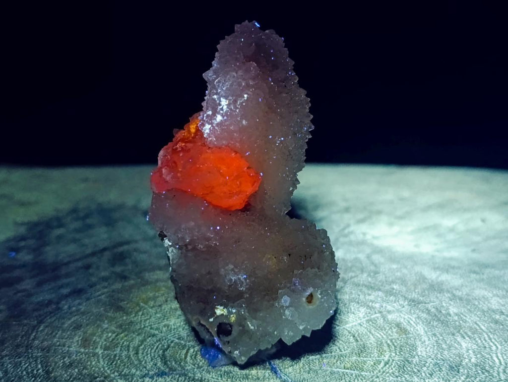 Natural Drusy Snow Finger Clusters x 12 From Albert's Mountain, Lesotho - Toprock Gemstones and Minerals 