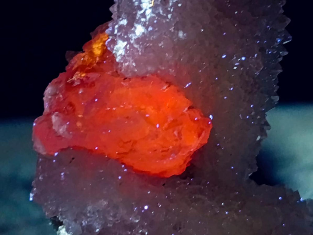 Natural Drusy Snow Finger Clusters x 12 From Albert's Mountain, Lesotho - Toprock Gemstones and Minerals 