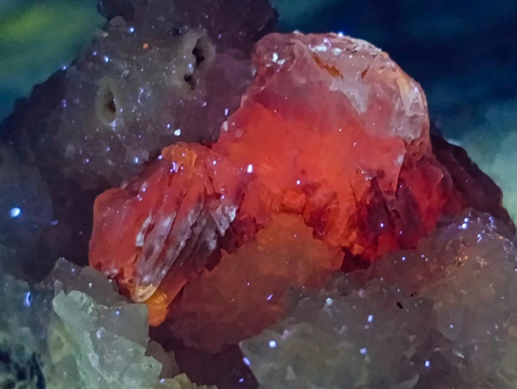 Natural Drusy Snow Finger Clusters x 12 From Albert's Mountain, Lesotho - Toprock Gemstones and Minerals 