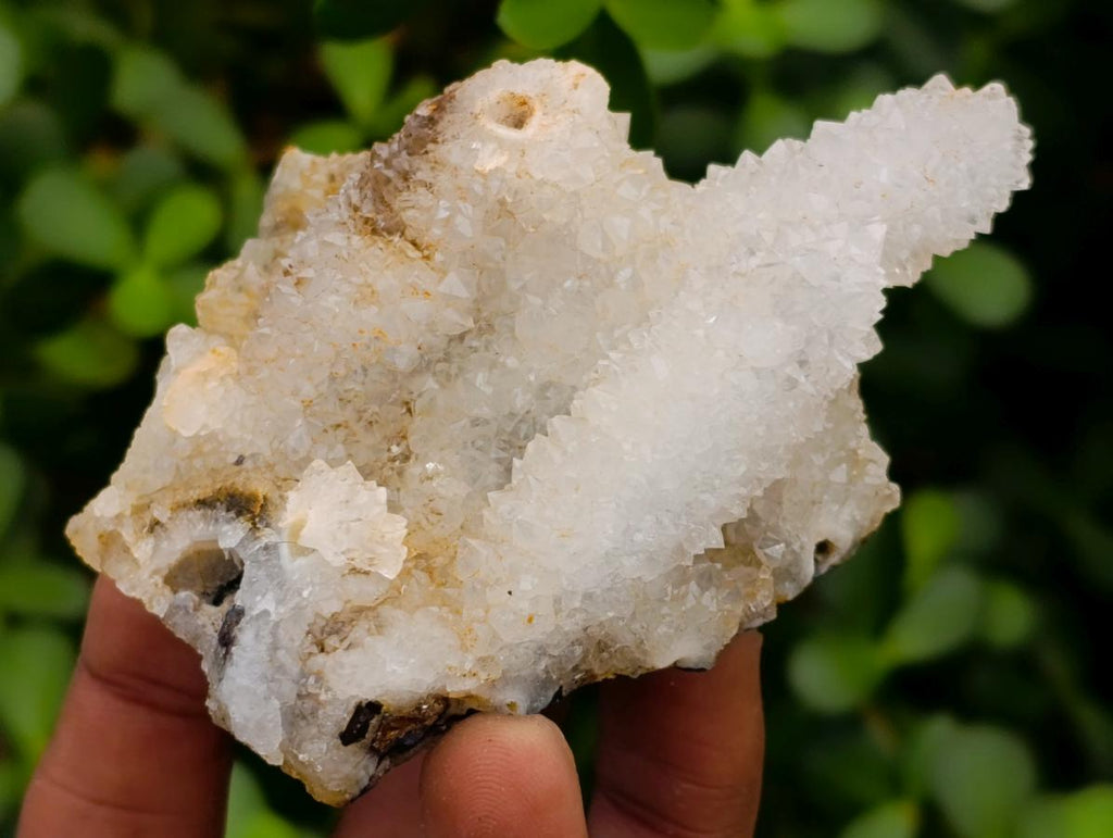 Natural Drusy Snow Finger Clusters x 12 From Albert's Mountain, Lesotho - Toprock Gemstones and Minerals 
