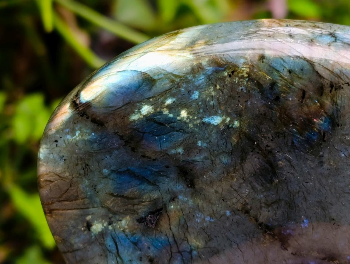 Polished Labradorite Standing Free Forms x 2 From Madagascar - Toprock Gemstones and Minerals 