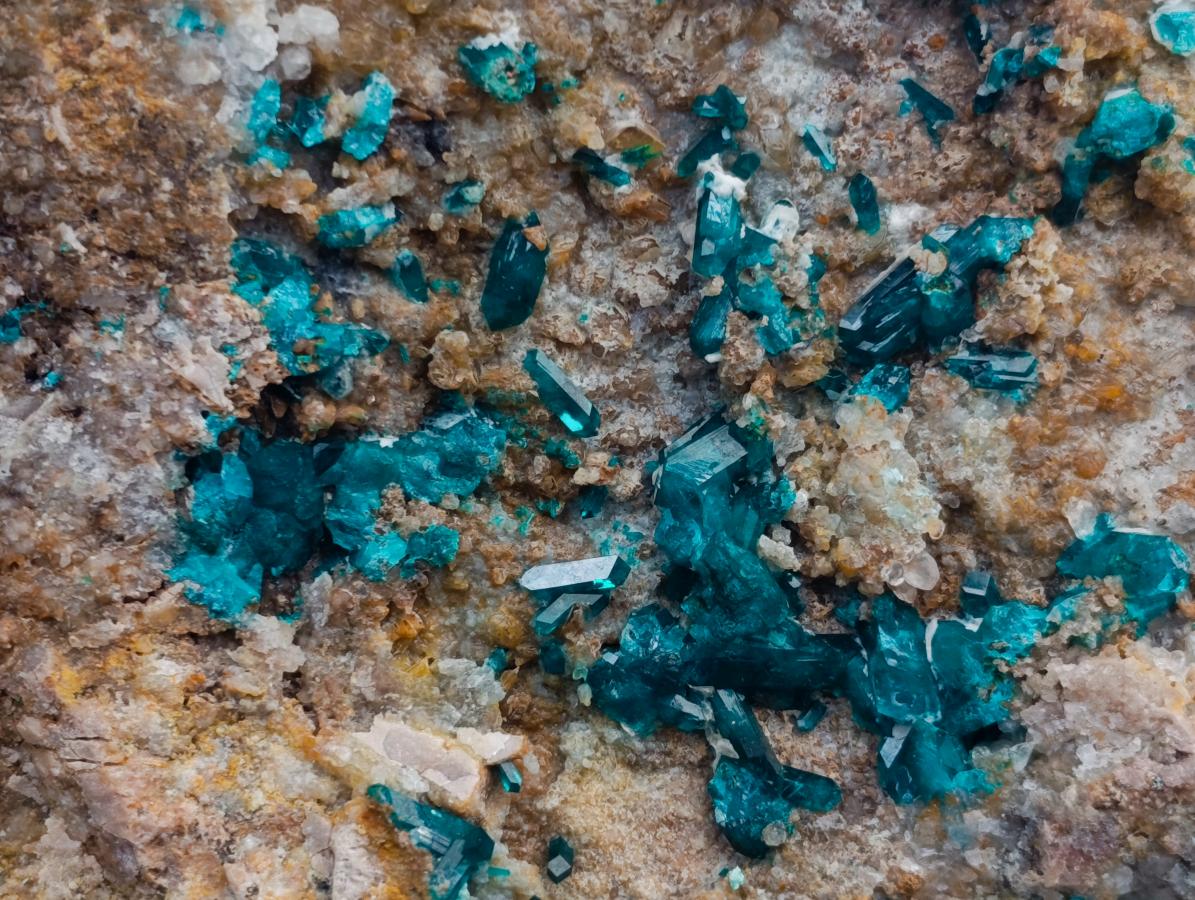 Natural Large Dioptase Specimen x 1 From Kaokoveld Namibia - Toprock Gemstones and Minerals 