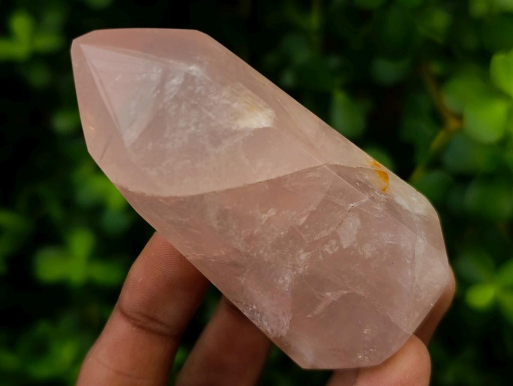 Polished Gemmy Rose Quartz Crystals x 12 From Madagascar - Toprock Gemstones and Minerals 