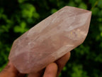 Polished Gemmy Rose Quartz Crystals x 12 From Madagascar - Toprock Gemstones and Minerals 