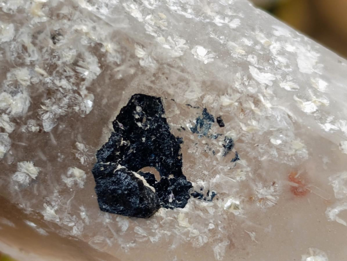 Natural Smokey Quartz Crystals with Schorl, Feldspar and Hyalite Opal x 2 From Erongo, Namibia - Toprock Gemstones and Minerals 