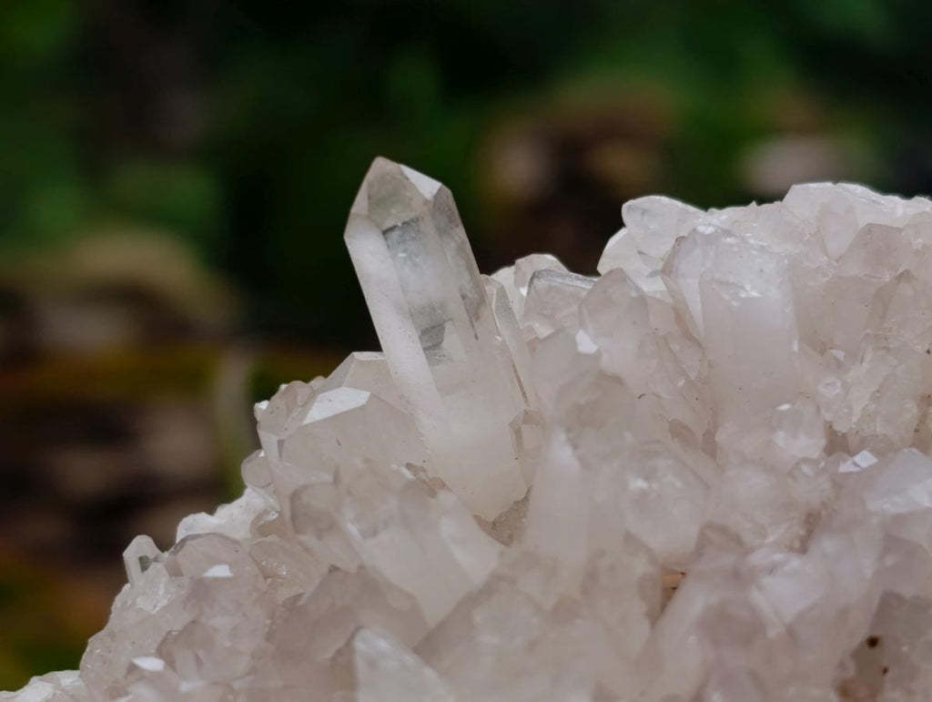 Natural Clear Quartz Clusters x 12 From Madagascar - Toprock Gemstones and Minerals 