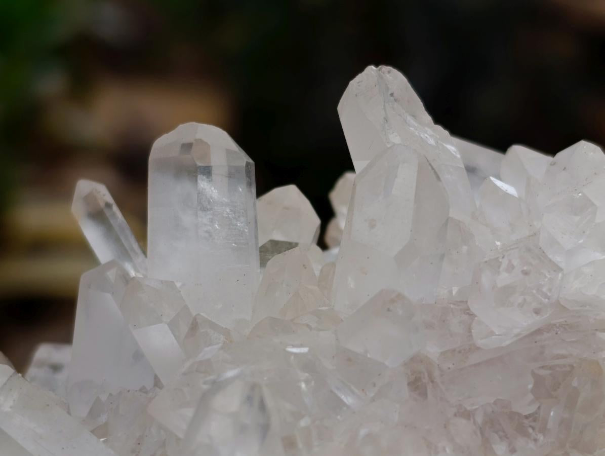 Natural Clear Quartz Clusters x 12 From Madagascar - Toprock Gemstones and Minerals 