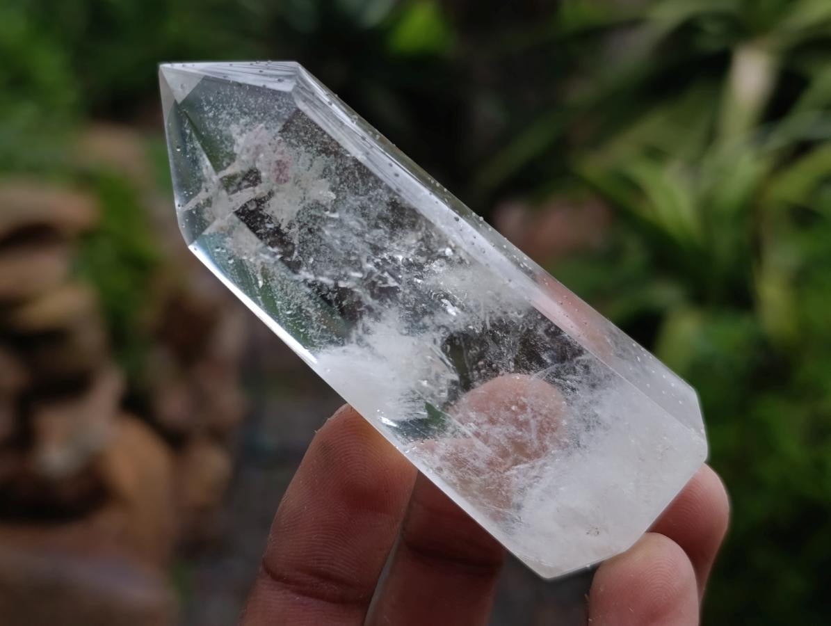 Polished Clear Quartz Display Crystals x 12 From Madagascar - Toprock Gemstones and Minerals 