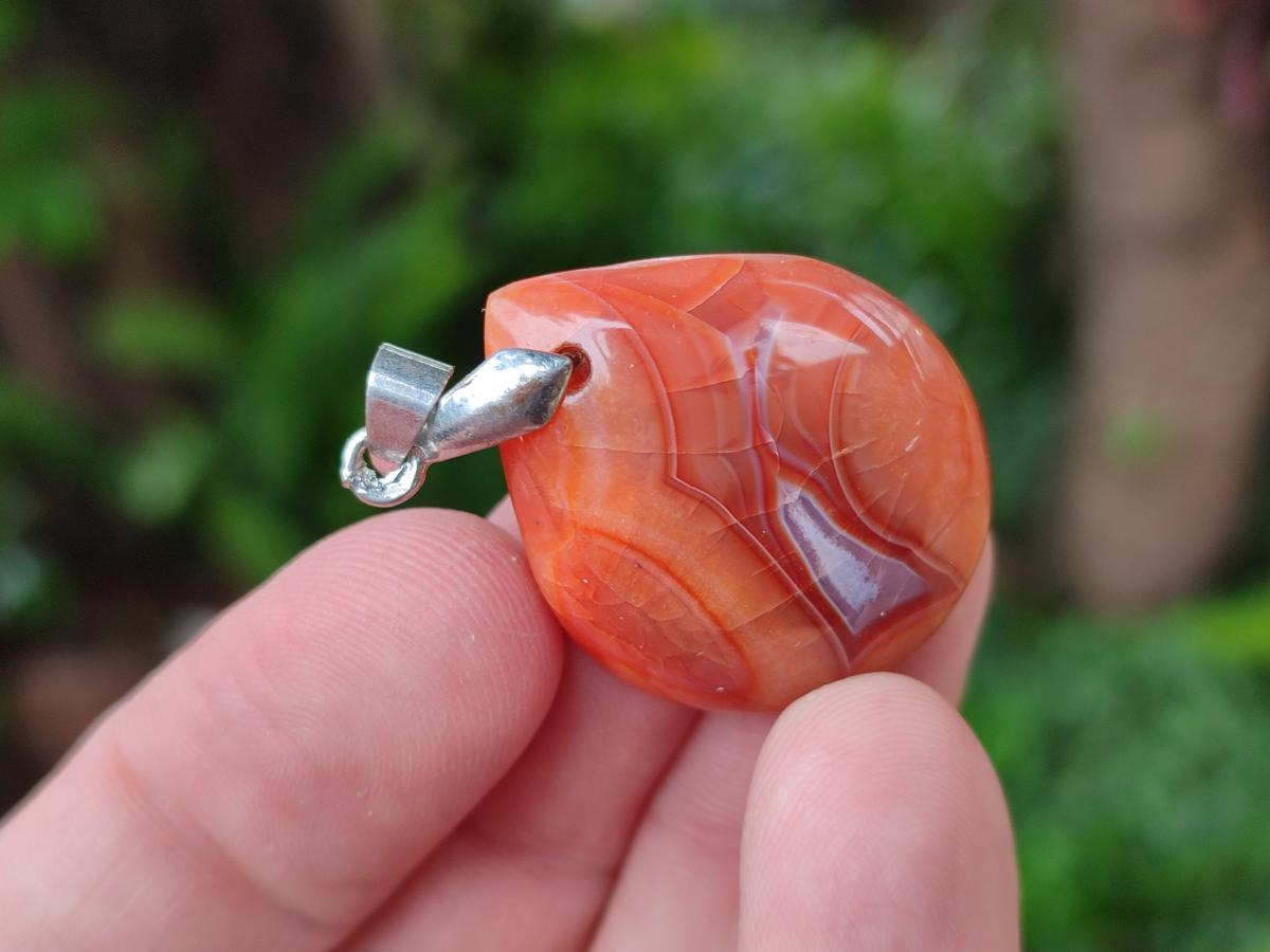 Polished Mixed Mineral Pendants x 20 From Madagascar - Toprock Gemstones and Minerals 