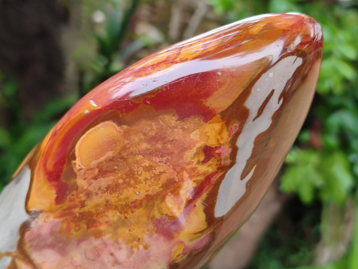 Polished Polychrome Jasper Standing Free Form x 3 From NW Coast, Madagascar - Toprock Gemstones and Minerals 