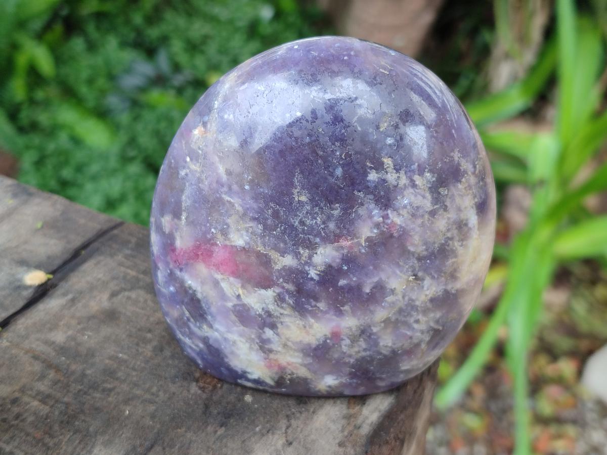 Polished Lepidolite Standing Free Forms x 6 From Ambatondrazaka, Madagascar - Toprock Gemstones and Minerals 