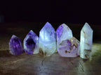 Polished Smokey Amethyst Window Crystals x 24 From Akansobe, Madagascar - Toprock Gemstones and Minerals 