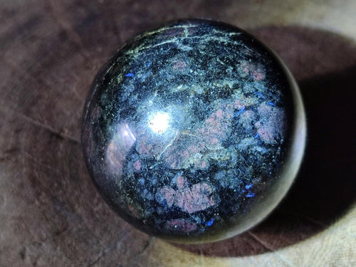 Polished Blue Iolite "Water Sapphire" Spheres x 6 From Madagascar - Toprock Gemstones and Minerals 