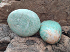 Polished Amazonite Free Forms x 24 From Zimbabwe - Toprock Gemstones and Minerals 