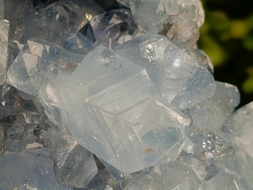 Natural XL Blue Celestite Geode Specimen x 1 From Sakoany, Madagascar - Toprock Gemstones and Minerals 