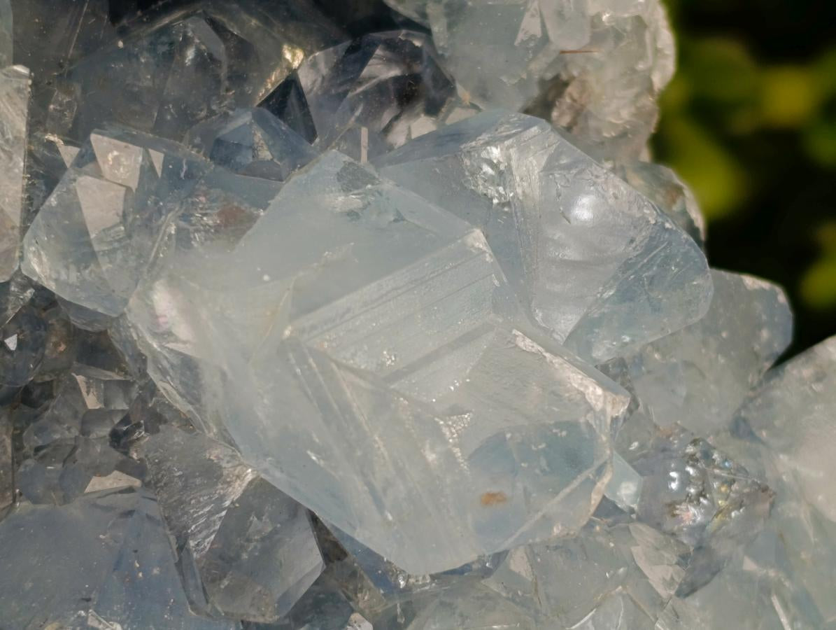 Natural XL Blue Celestite Geode Specimen x 1 From Sakoany, Madagascar - Toprock Gemstones and Minerals 