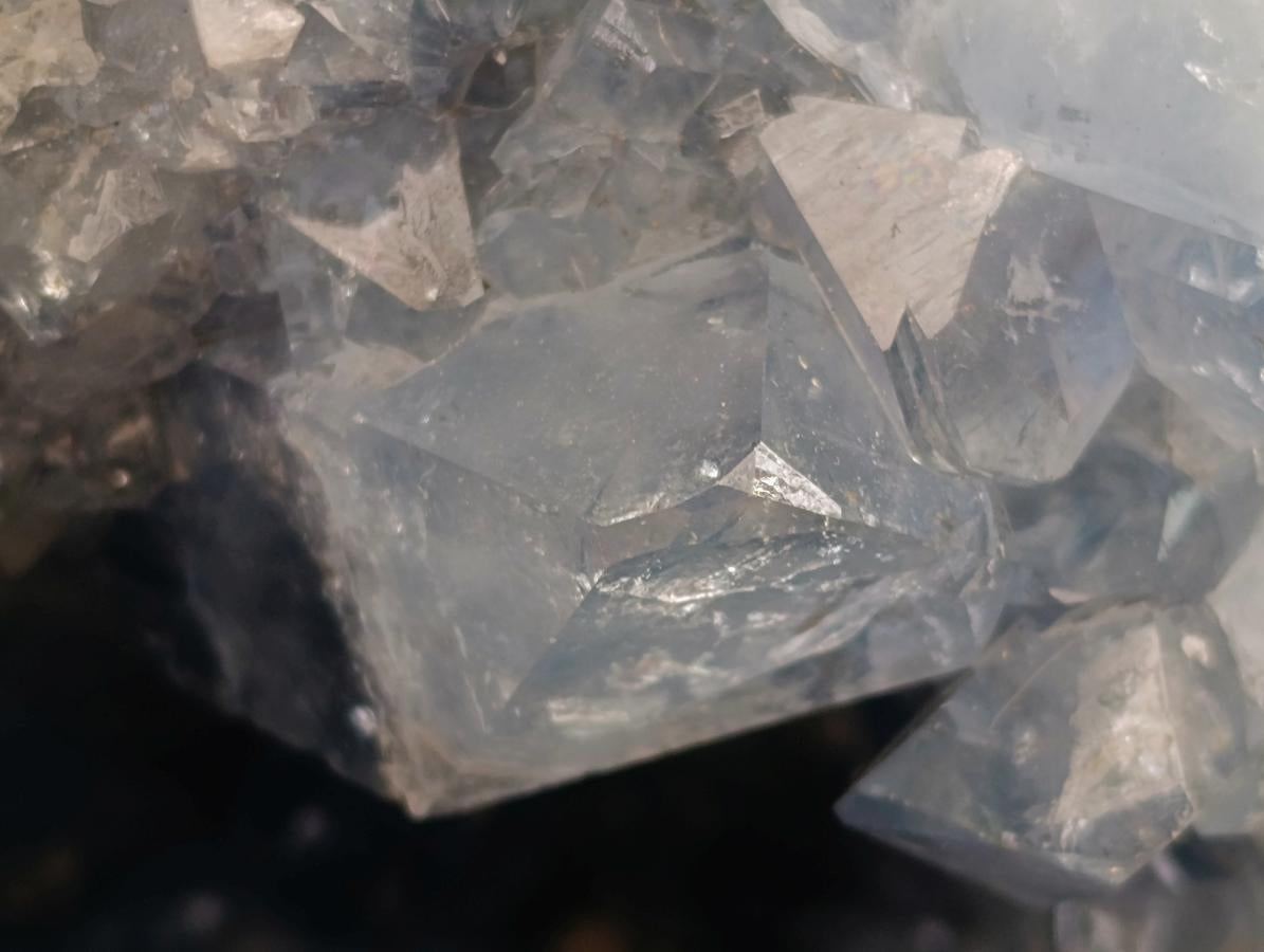 Natural XL Blue Celestite Geode Specimen x 1 From Sakoany, Madagascar - Toprock Gemstones and Minerals 