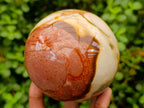 Polished Polychrome Jasper Spheres x 2 From NW Coast, Madagascar - Toprock Gemstones and Minerals 
