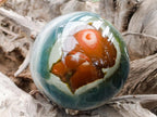 Polished Polychrome Jasper Spheres x 2 From NW Coast, Madagascar - Toprock Gemstones and Minerals 