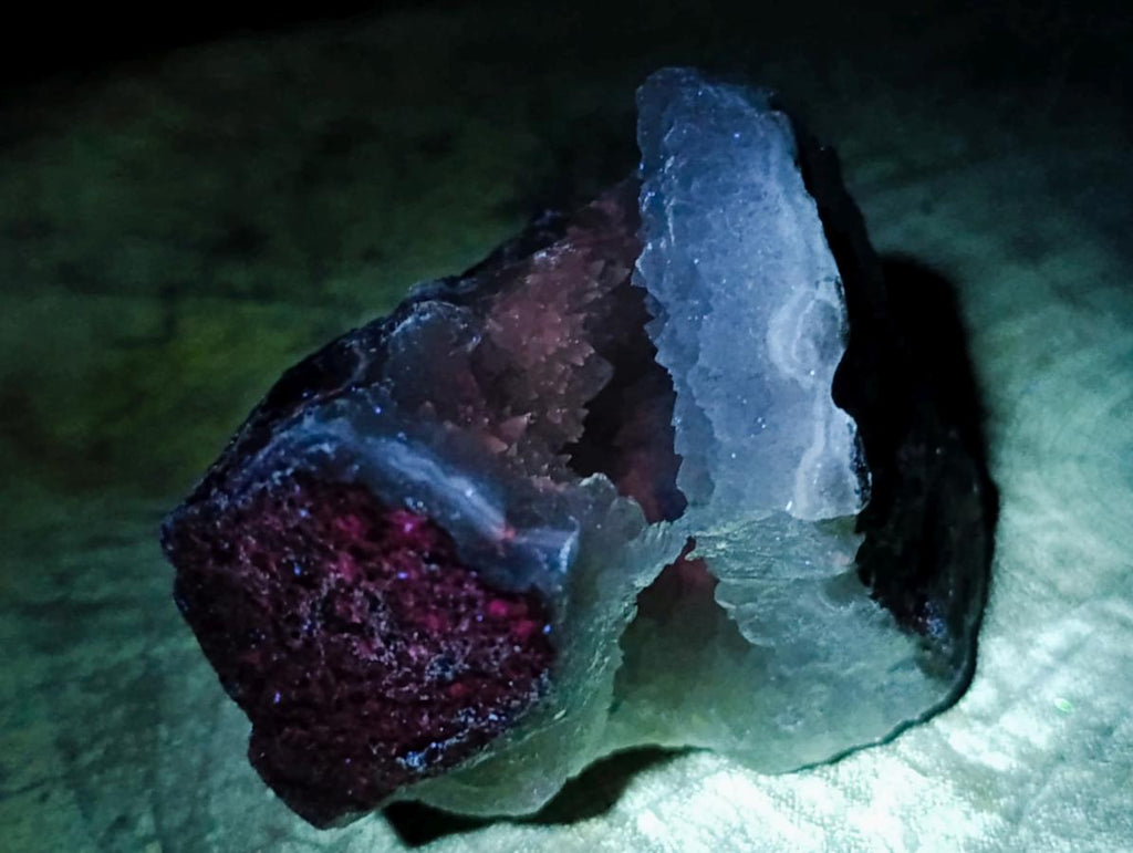 Natural Blue Lace Agate Geode Specimens x 6 From Nsanje, Malawi - Toprock Gemstones and Minerals 