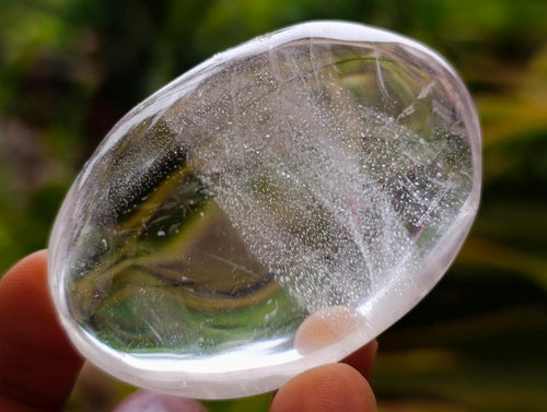 Polished Clear Quartz Crystal Galets x 35 From Madagascar - Toprock Gemstones and Minerals 