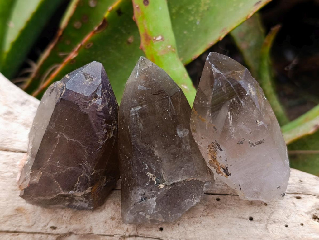Natural Smokey Quartz Crystals x 35 From Mulanje, Malawi - Toprock Gemstones and Minerals 