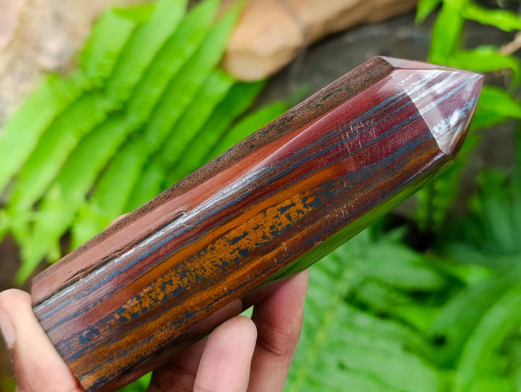 Polished Banded Tiger Iron Display Crystals x 4 From South Africa - Toprock Gemstones and Minerals 