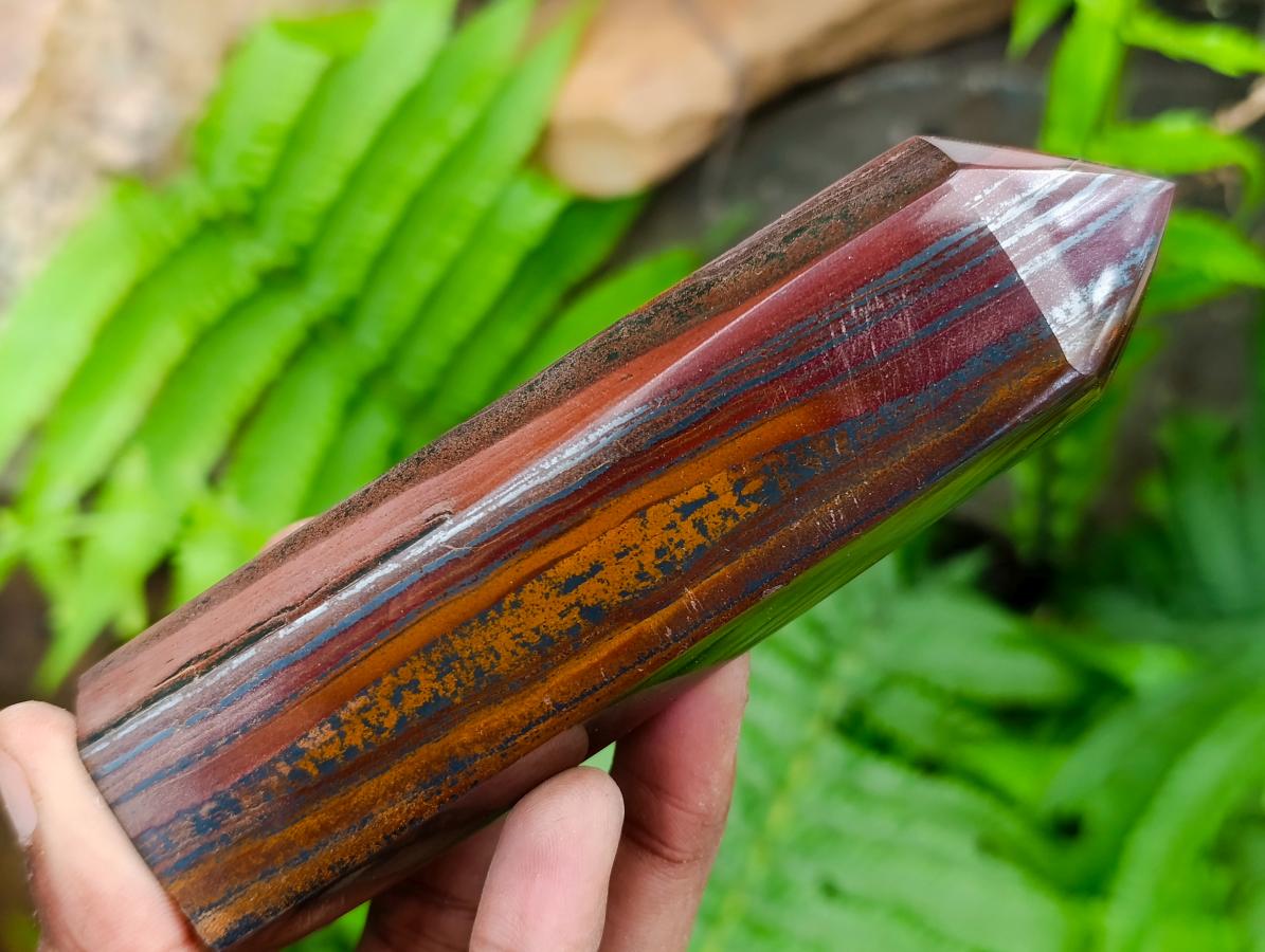 Polished Banded Tiger Iron Display Crystals x 4 From South Africa - Toprock Gemstones and Minerals 
