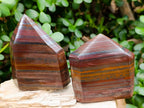 Polished Banded Tiger Iron Display Crystals x 4 From South Africa - Toprock Gemstones and Minerals 