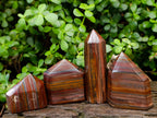 Polished Banded Tiger Iron Display Crystals x 4 From South Africa - Toprock Gemstones and Minerals 