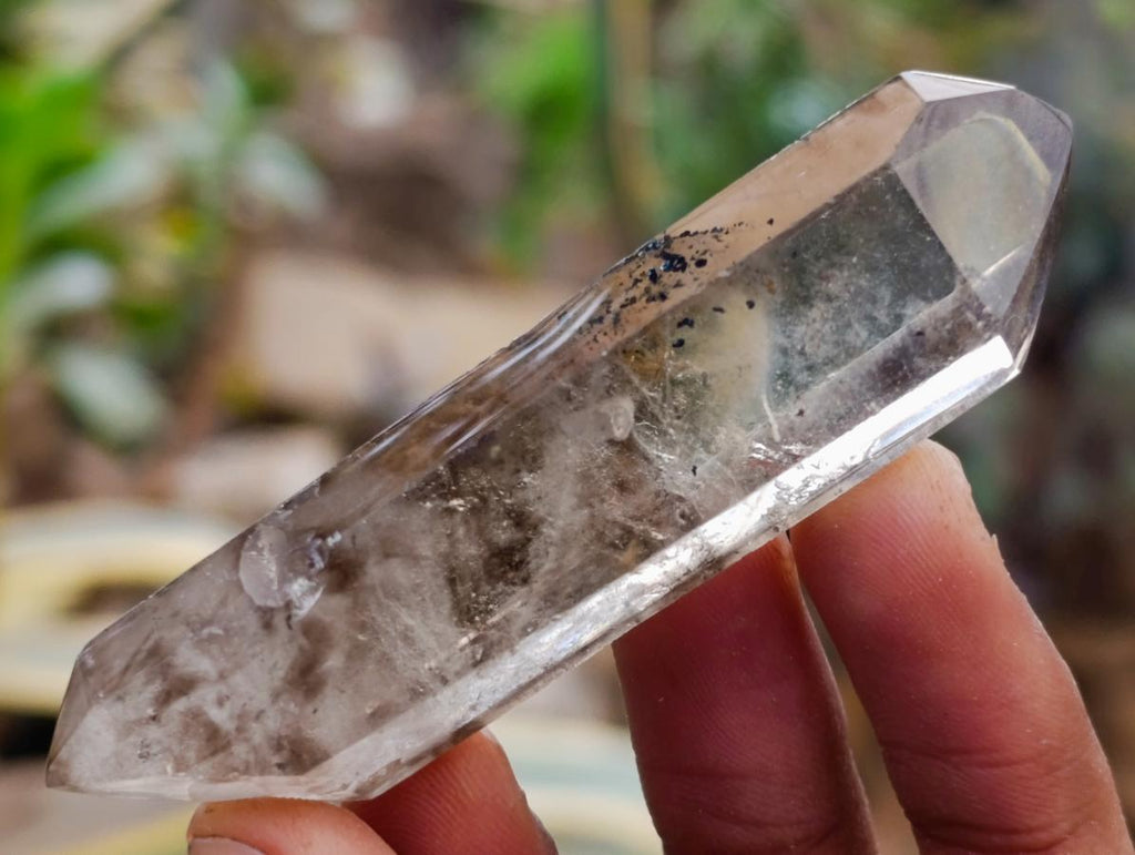 Polished Quartz Crystals With Inclusions x 17 From Madagascar - Toprock Gemstones and Minerals 