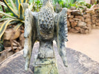 Large Hand Made Leopard Stone Dragon Carving x 1 From Nyanga, Zimbabwe - Toprock Gemstones and Minerals 