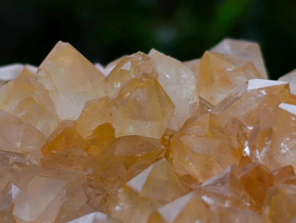 Natural Golden Limonite Quartz Clusters x 12 From Solwezi Zambia - Toprock Gemstones and Minerals 
