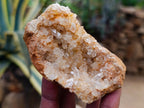 Natural Golden Limonite Quartz Clusters x 12 From Solwezi Zambia - Toprock Gemstones and Minerals 