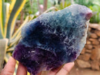 Polished Watermelon Fluorite Slices x 6 From Uis, Namibia - Toprock Gemstones and Minerals 