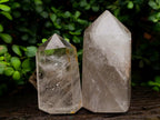 Polished Clear Quartz Display Crystals x 2 From Madagascar - Toprock Gemstones and Minerals 