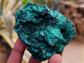 Natural Silky Malachite Specimens x 6 From Kasompe, Congo - Toprock Gemstones and Minerals 
