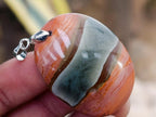Polished Mixed Mineral Pendants x 20 From Madagascar - Toprock Gemstones and Minerals 
